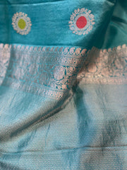 Mashru Banaras with Meenakari Buti