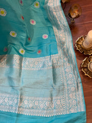 Mashru Banaras with Meenakari Buti
