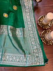 Mashru Banarasi Meenakari Buti
