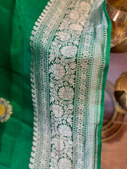 Mashru Banarasi Meenakari Buti