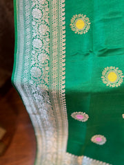 Mashru Banarasi Meenakari Buti