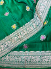 Mashru Banarasi Meenakari Buti