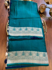 Pure Banarasi Hand Bandhini