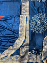 Pure Banarasi Hand Bandhini