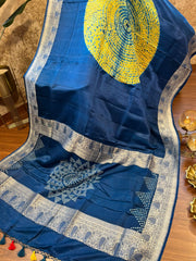 Pure Banarasi Hand Bandhini