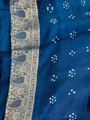 Pure Banarasi Hand Bandhini
