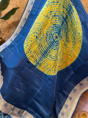 Pure Banarasi Hand Bandhini