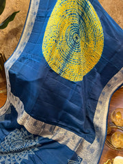 Pure Banarasi Hand Bandhini
