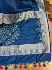 Pure Banarasi Hand Bandhini